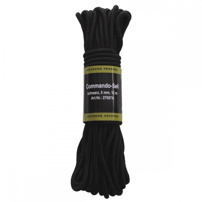 MFH Coarda Utilitara Rezistenta 15mx5mm Neagra 27507A MFH Coarda Utilitara Rezistenta 15mx5mm Neagra 27507A