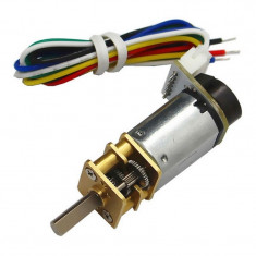 Micro Motor cu Reductor 1:100 &amp;amp;#x219;i Codor CGM12-N20VA-8200E (6 V,155 RPM) foto