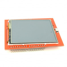 Shield pentru Arduino LCD Rosu de 2.4&amp;#039;&amp;#039; cu Touchscreen foto