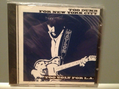 WAYLON JENNINGS - TOO DUMB FOR NEW....(1992/SONY/GERMANY) - ORIGINAL/NOU/SIGILAT foto