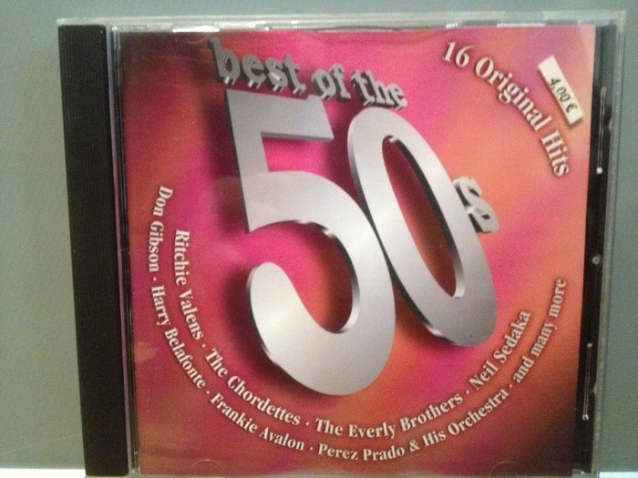 BEST OF THE 50s - VARIOUS ARTISTS (2002/BMG/GERMANY) - cd ORIGINAL