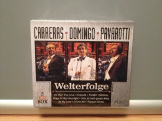 CARRERAS/DOMINGO/PAVAROTTI - 3CD BOX SET (1994/EXCLUSIV) - ORIGINAL/NOU/SIGILAT foto