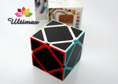 ZCube - Carbon Fiber - Skewb Cube + Stand Gratuit pentru cub foto