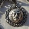 argint MEDALION INDIAN NAVAJO etnic AMERINDIAN manopera EXCEPTIONALA unic VECHI