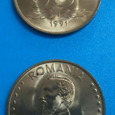 SV * Romania 50 LEI 1991 * Domnitorul Al. I. Cuza * AUNC + +