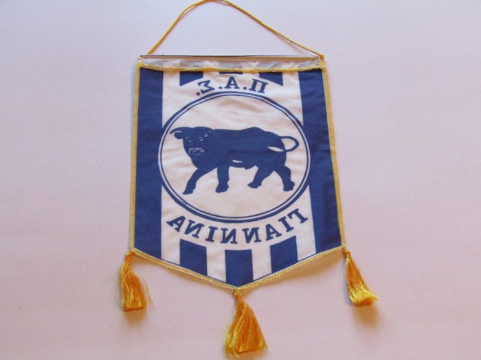 Fanion (vechi) fotbal - PAS GIANNINA Football Club (Grecia)