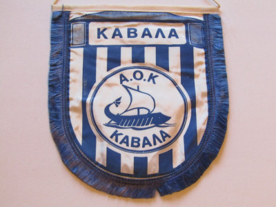 Fanion (vechi) fotbal - AOK KAVALA (Grecia) foto