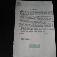 Document vechi - Act de donatie - 1946