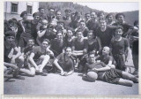 Bnk foto - Predeal 1941 - Elevi ai CN N Filipescu la orele sportive, Alb-Negru, Romania 1900 - 1950, Militar