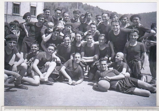 bnk foto - Predeal 1941 - Elevi ai CN N Filipescu la orele sportive
