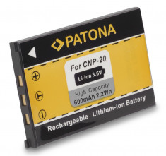 PATONA | Acumulator pt CASIO EXILIM NP-20 NP20 Li-Ion NP 20 baterie 600mAh foto