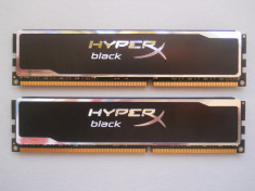 Memorie Ram Kingston HyperX Black 16 GB (2 X 8 GB) 1600Mhz. foto