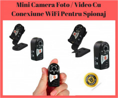 Mini Camera Foto / Video Cu Conexiune WiFi Pentru Spionaj / Spy Mini Camera foto