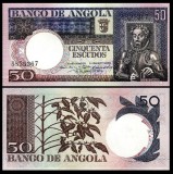 !!! ANGOLA - 50 ESCUDOS 1973 - P 105 - UNC