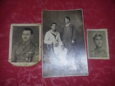 Fotografii/poze vechi cu militari-aviator,marinar,terestru,Transport GRATUIT