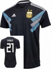 Tricou ARGENTINA,21 DYBALAmodeL AWAY WORLD CUP 2018 foto