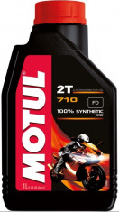 Motul ulei motor scuter moto 710 2T 1L Yamaha YZ Honda NSR 125 125R foto