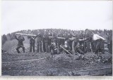 Bnk foto - Predeal 1941 - Elevi ai CN Nicolae Filipescu, Alb-Negru, Romania 1900 - 1950, Militar