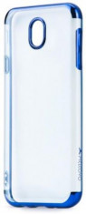 Protectie spate Meleovo Silicon Flash Soft II pentru Samsung Galaxy J5 (2017) (Transparent/Albastru) foto