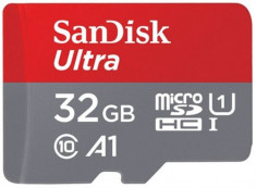 Card de memorie SanDisk SDSQUAR-032G-GN6MA, microSDHC, 32GB, Clasa 10, 98 MB/s + Adaptor SD foto