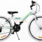 Bicicleta MTB Passati Fox, Roti 24inch (Alb/Verde)