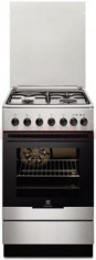 Aragaz Electrolux EKM51351OX, Grill, Aprindere electrica, 50 cm, 4 arzatoare, Argintiu foto