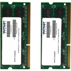 Memorie Laptop Patriot PSA316G1333SK DDR3, 2x8GB, 1333MHz, CL9, 1.5V foto