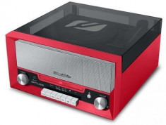 Pick-up Muse MT-110 RD, Bluetooth, Radio FM, CD Player, USB, 20 W (Rosu) foto