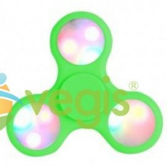 Fidget Spinner LED - Verde foto