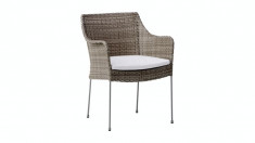 Scaun din rattan Venus Grey, l63xA58xH82 cm foto