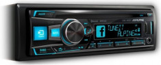 Player CD auto Alpine CDE-185BT, 4x50W, USB, Bluetooth, iluminare taste culori variabile foto