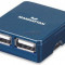 Hub USB Micro 4 porturi (Albastru)