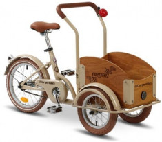 Bicicleta Pegas Mini Cargo 1S (Crem) foto
