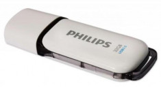 Stick USB Philips Snow Edition, 32GB, USB 3.0 (Alb/Gri) foto