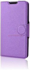 Husa Book cover Lemontti Jelly pentru Samsung Galaxy A3 (Violet) foto