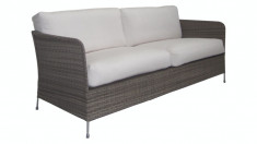 Canapea din rattan Orion Grey, l195xA75xH75 cm foto