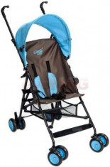 Carucior copii Sport U-Grow UBGY-BP cu roti duble (Maro/Turcoaz) foto