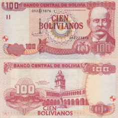 Bolivia 100 Bolivianos 28.11.1986 UNC