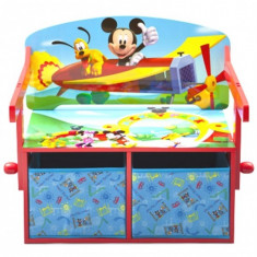 Mobilier 2 in 1 pentru depozitare jucarii Disney Mickey Mouse foto