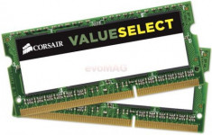 Memorii Laptop Corsair SO-DIMM, DDR3L, 2x8GB, 1600MHz, 1.35V foto