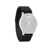 Cumpara ieftin Curea metalica neagra tip Slim pentru Huawei Watch W1, Metal, Smart Protection