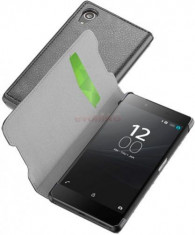 Husa Flip Cover Cellularline BOOKESSXPERIAZ5K pentru Sony Xperia Z5 (Negru) foto
