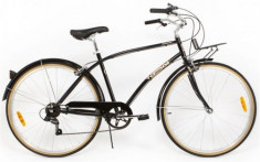 Bicicleta Pegas Popular, Cadru 19inch, Roti 28inch, 7 viteze (Negru) foto