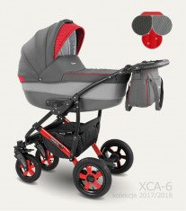 Carucior copii 3 in 1 Carera 2017 Camarelo color XCA-6 foto