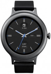 Smartwatch LG Style W270, P-OLED capacitive touchscreen 1.2inch, Procesor Quad-Core 1.1 GHz, 512MB RAM, 4GB Flash, Bluetooth, Rezistent la apa (Gri) foto