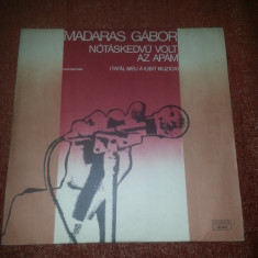 Madaras Gabor Notaskedvu volt muzica populara maghiara Electrecord vinil vinyl