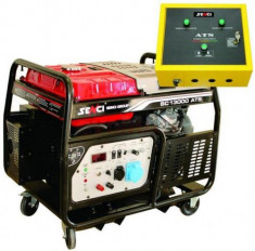 Generator Curent Electric Senci SC13000-ATS, 12000W, 230V, AVR si ATS inclus, Motor benzina, Demaraj electric foto