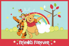Covor Disney Kids Winnie Friends Forever 88063, Imprimat Digital foto