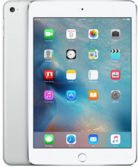 Tableta Apple iPad Mini 4, Procesor Dual-Core 1.5GHz, Retina Display LED 7.9inch, 2GB RAM, 128GB Flash, 8MP, Wi-Fi, 4G, iOS (Argintiu) foto