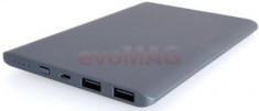Acumulator extern PowerNeed Sunen Slim, 10000 mAh, 2x USB, Universal (Gri) foto
